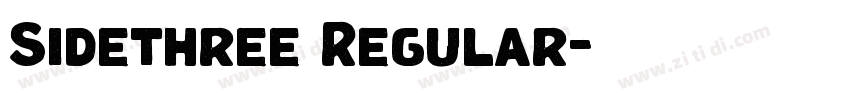 Sidethree Regular字体转换 Sidethree Regular字体转换